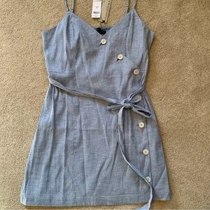 New! Banana Republic chambray wrap dress 12P
